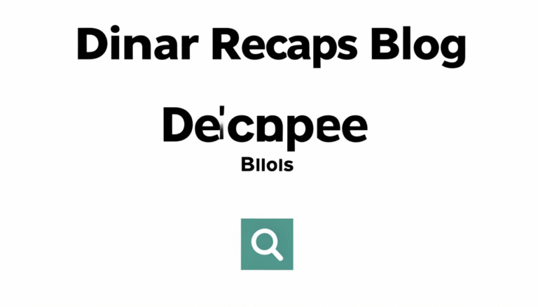 Dinar Recaps Blog