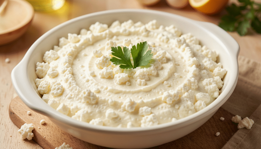 Cottage cheese queso